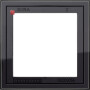 GIR131105 / Montageadapter 1f Gira E2 Schwarz / EAN 4010337072973