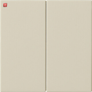 GIR536201 / S3000 Bedienaufs. 2f System 55 Cremeweiß / EAN 4010337063841