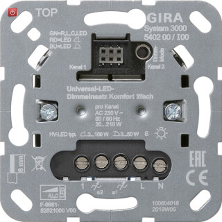 GIR540200 / S3000 Uni-LED-Dimmeins. Komfort 2f Einsatz / EAN 4010337063827