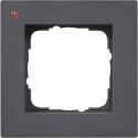 GIR211235 / Abdeckrahmen 1f flach Gira E2 Anthrazit / EAN...