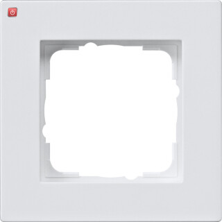 GIR211225 / Abdeckrahmen 1f flach Gira E2 Reinweiß m / EAN 4010337021360