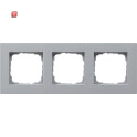 GIR213255 / Abdeckrahmen 3f flach Gira E2 F Alu / EAN...