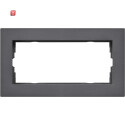 GIR1002235 / Abdeckrahmen 2f o.M. flach Gira E2 Anthrazit...