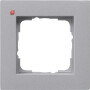 GIR211255 / Abdeckrahmen 1f flach Gira E2 F Alu / EAN 4010337021322