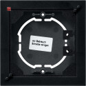 GIR219005 / AP-Gehäuse 1f flach System 55 Schwarz m...