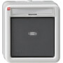 GIR15231 / Wipptaster Schließer sMK BSF WD AP Grau / EAN 4010337152316