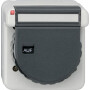 GIR44031 / Steckdose, grau, Aufputz AP, 1 Fach, IP66 / EAN 4010337440314
