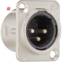 GIR3700 / XLR D-Serie Flanschstecker 3-p Zubehör / EAN 4010337037002