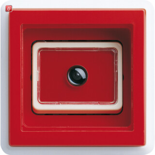 GIR28827 / Wippe + Glasscheibe + Rahmen 1f Zubehör Rot / EAN 4010337288275