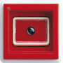 GIR28827 / Wippe + Glasscheibe + Rahmen 1f Zubehör Rot / EAN 4010337288275