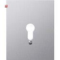 GIR9830 / Metallabd. o.Symbole WG AP Aluminium / EAN...