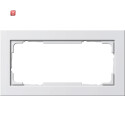 GIR100229 / Rahmen 2-fach ohne Mittelsteg E2 reinweiss...