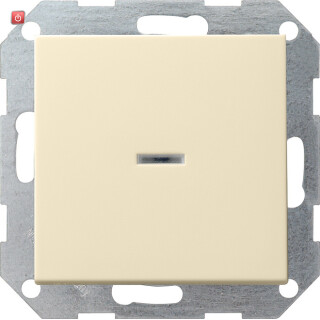 GIR12201 / Tast-Kontroll Aus 2-p System 55 Cremeweiß / EAN 4010337122012