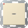 GIR12201 / Tast-Kontroll Aus 2-p System 55 Cremeweiß / EAN 4010337122012