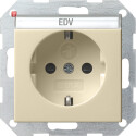 GIR46201 / Steckdose, cremeweiß/elektroweiß,...