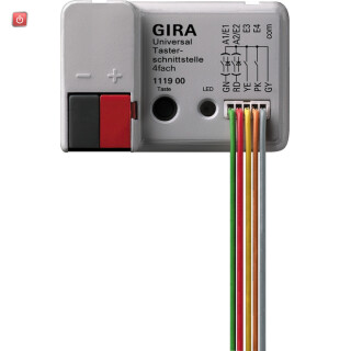 GIR111900 / Universal Tasterschnittstelle 4-fach EIB Instabus / EAN 4010337119005