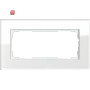 GIR100212 / Rahmen 2-fach ohne Mittelsteg Esprit weissglas / EAN 4010337010463