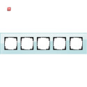 GIR21518 / Abdeckrahmen 5f Gira Esprit G Mint / EAN...