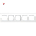 GIR21512 / Abdeckrahmen 5f Gira Esprit G Weiß / EAN...