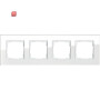 GIR21412 / Abdeckrahmen 4f Gira Esprit G Weiß / EAN 4010337214120
