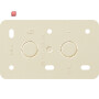 GIR8213 / Montagepl. 2f f. 2f-Steckd. AP Cremeweiß / EAN 4010337082132