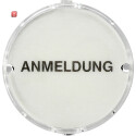 GIR80720 / Haube steckb. Klar Info-Feld Lichtsignal...