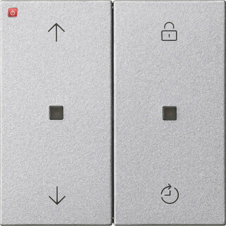 GIR549226 / Gira eNet Funk Bedienaufs. Memory Pfeile System 55 F Alu / EAN 4010337052289