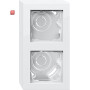 GIR106229 / AP-Gehäuse 2f + Rahmen Gira E2 Reinweiß / EAN 4010337096726