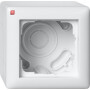 GIR106103 / AP-Gehäuse 1f + Rahmen Standard 55 Reinweiß / EAN 4010337076797