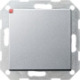 GIR12126 / Tastschalter AusWe gerade System 55 F Alu / EAN 4010337029328