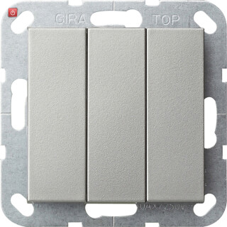 GIR2832600 / Wippschalter BS 3f AusWe System 55 Edelstahl(lack.) / EAN 4010337022053