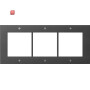 GIR850367 / Designrahmen 3f Türstation AP Gira TX_44 Anthrazit / EAN 4010337032120