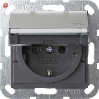 GIR410600 / SCHUKO KD + BSF System 55 Edelstahl / EAN 4010337021452