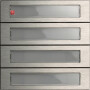 GIR5534914 / Ruftastenmodul 4f System 106 Edelstahl V4A / EAN 4010337091998