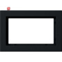 GIR100109 / Abdeckrahmen 1,5f Gira E2 Schwarz m / EAN 4010337072775