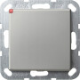 GIR121600 / Tastschalter AusWe gerade System 55 Edelstahl / EAN 4010337021261