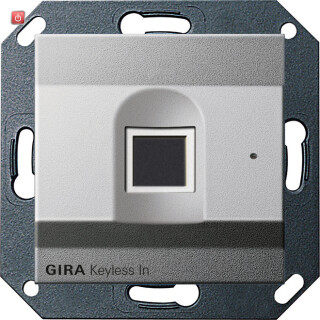 GIR261726 / Gira Keyless In Fingerprint-Leseeinheit System 55 F Alu / EAN 4010337035596