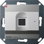 GIR261726 / Gira Keyless In Fingerprint-Leseeinheit System 55 F Alu / EAN 4010337035596
