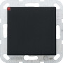 GIR127005 / Tastschalter Kreuz System 55 Schwarz m / EAN 4010337037989