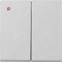 GIR266015 / Wippe 2f + Set IP44 Standard 55, Gira E2 Grau m / EAN 4010337078418