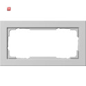GIR100237 / Abdeckrahmen 2f o.M. Gira E2 Grau m / EAN...