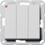 GIR2844015 / Wipptaster BS 3f Schließer System 55 Grau m / EAN 4010337087182