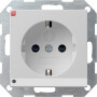 GIR1170015 / SCHUKO LED-Leuchte + SH System 55 Grau m / EAN 4010337082903