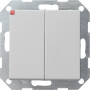 GIR2860015 / Tastschalter Serien gerade System 55 Grau m / EAN 4010337087199
