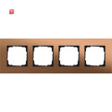 GIR21438 / Abdeckrahmen 4f Gira Esprit Bronze / EAN...