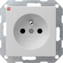GIR485015 / Steckd. Erdstift + SH System 55 Grau m / EAN 4010337081159