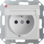 GIR488015 / Steckd. Erdstift KD + SH System 55 Grau m / EAN 4010337081173