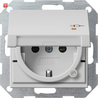 GIR2763015 / SCHUKO KD Kontroll + SH System 55 Grau m / EAN 4010337085324