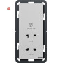 GIR2820015 / Rasiersteckd. 115 - 230 V System 55 Grau m / EAN 4010337087090