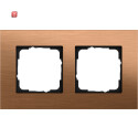 GIR21238 / Abdeckrahmen 2f Gira Esprit Bronze / EAN...